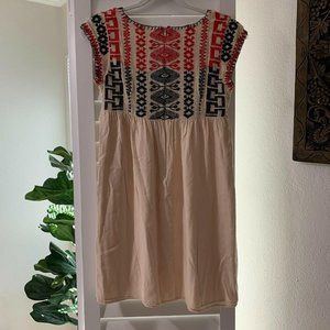 Anthro Edme & Esyllte Petra Boho Aztec Mini Dress
